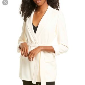 Theory Eco-Rosina Crepe Blazer size 8 - cream NWT
